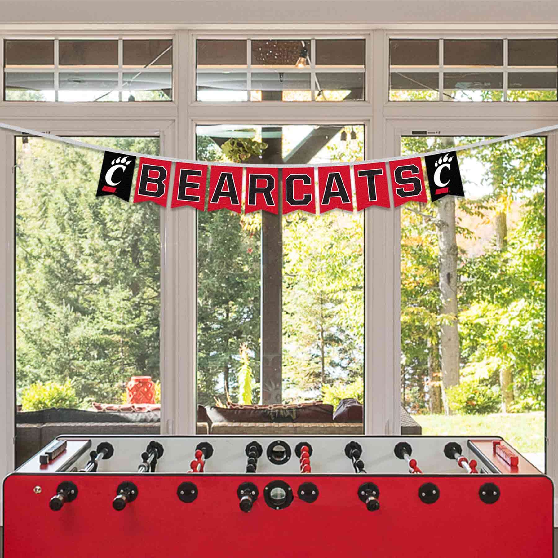 Cincinnati Bearcats Banner String Pennant Flags - Sports Collectibles, Sports Memorabilia, Sports Fan Shop, Sports Gifts