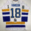 Autographed/Signed Hanson Brothers Chiefs Slap Shot Movie #18 White Hockey Jersey JSA COA