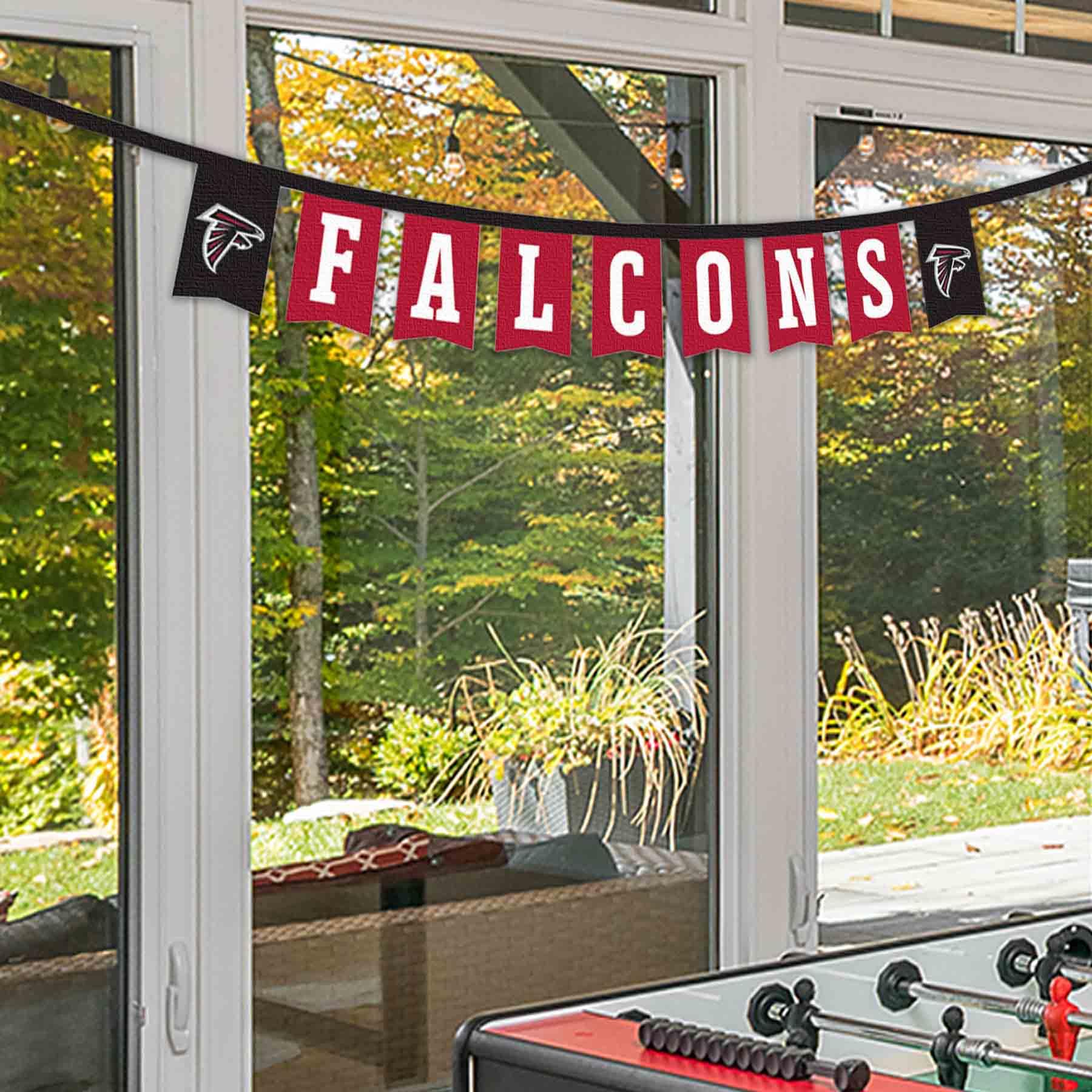 WinCraft Atlanta Falcons Banner String Pennant Flags - Sports Collectibles, Sports Memorabilia, Sports Fan Shop, Sports Gifts