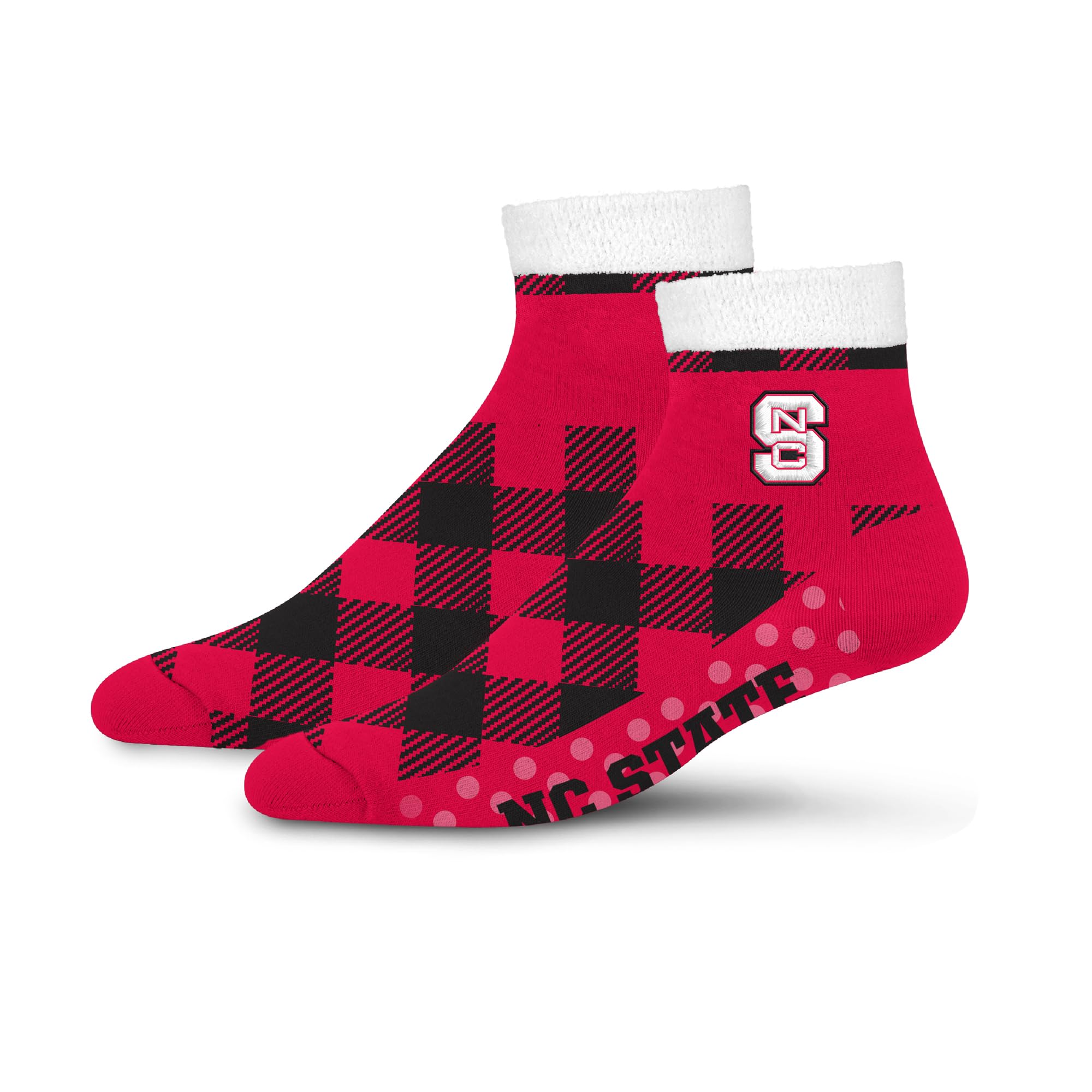 For Bare Feet NCAA NORTH CAROLINA STATE WOLFPACK Cozy Buff Plush Cabin Sock Team Color OSFM - Sports Gifts, Sports Memorabilia, Sports Collectibles, Fan Shop