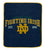NCAA Notre Dame Fighting Irish Vintage Arch Block Ultra Soft Blanket - Sports Gifts, Sports Memorabilia, Sports Collectibles, Fan Shop