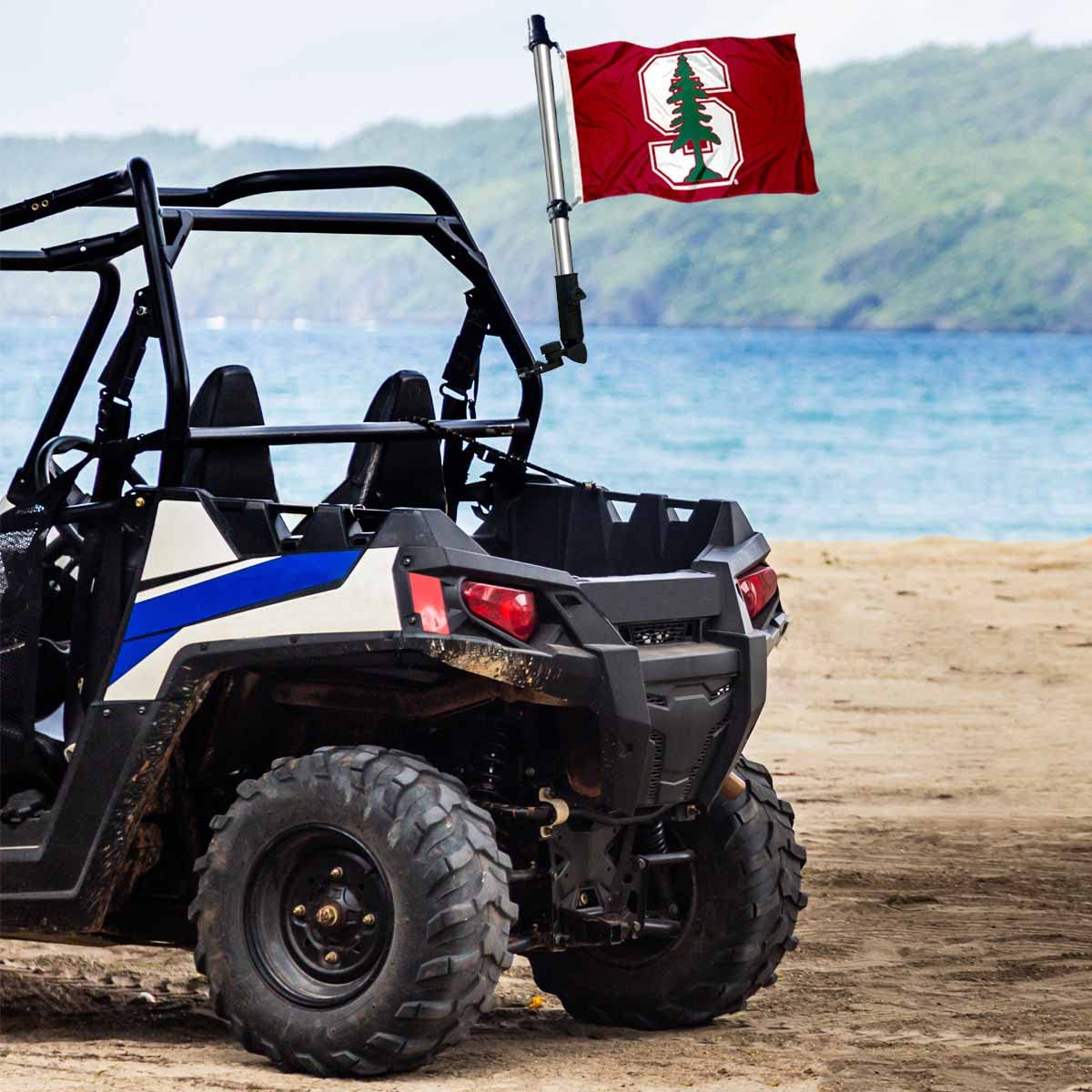 College Flags & Banners Co. Stanford Golf Cart and Boat Flag - Sports Collectibles, Sports Memorabilia, Sports Fan Shop, Sports Gifts