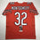 Autographed/Signed David Montgomery Chicago Bears Orange Football Jersey JSA COA