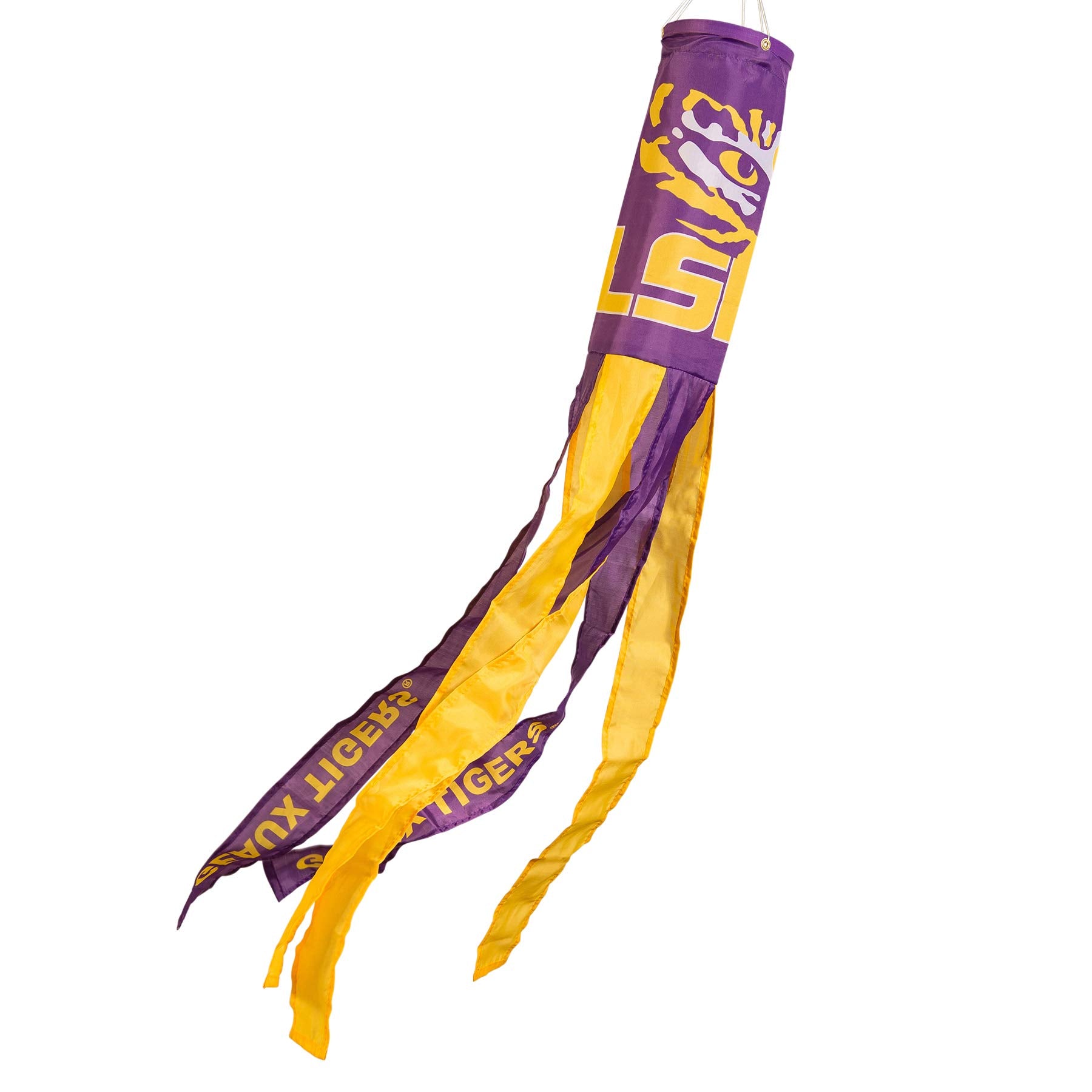 College Flags & Banners Co. Louisiana State LSU Tigers Windsock - Sports Collectibles, Sports Memorabilia, Sports Fan Shop, Sports Gifts
