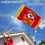 WinCraft Kansas City Chiefs Back to Back Super Bowl Champions Flag Pole and Bracket Mount Kit - Sports Collectibles, Sports Memorabilia, Sports Fan Shop, Sports Gifts