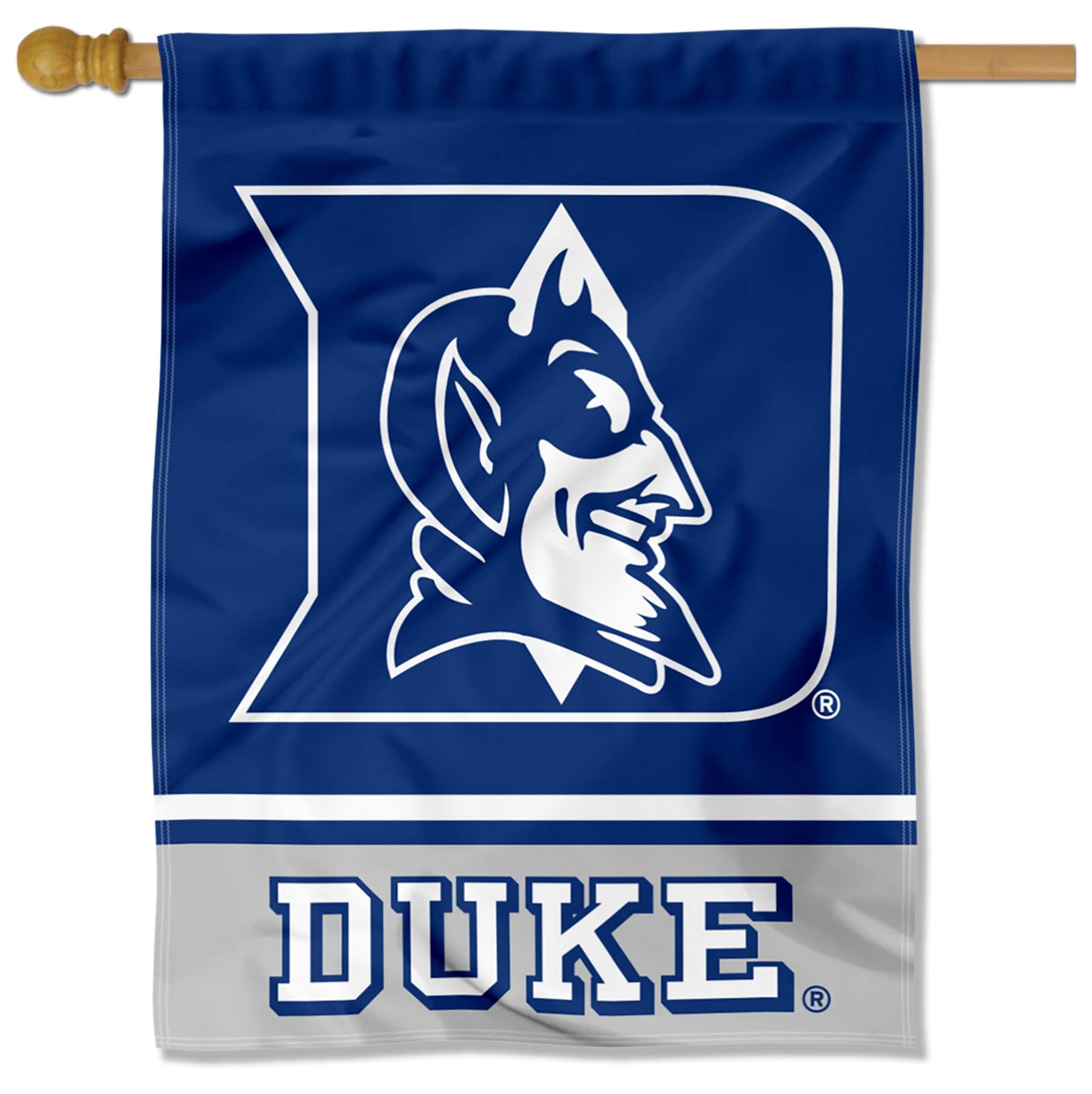Duke Blue Devils Wordmark Logo House Flag Banner - Sports Collectibles, Sports Memorabilia, Sports Fan Shop, Sports Gifts