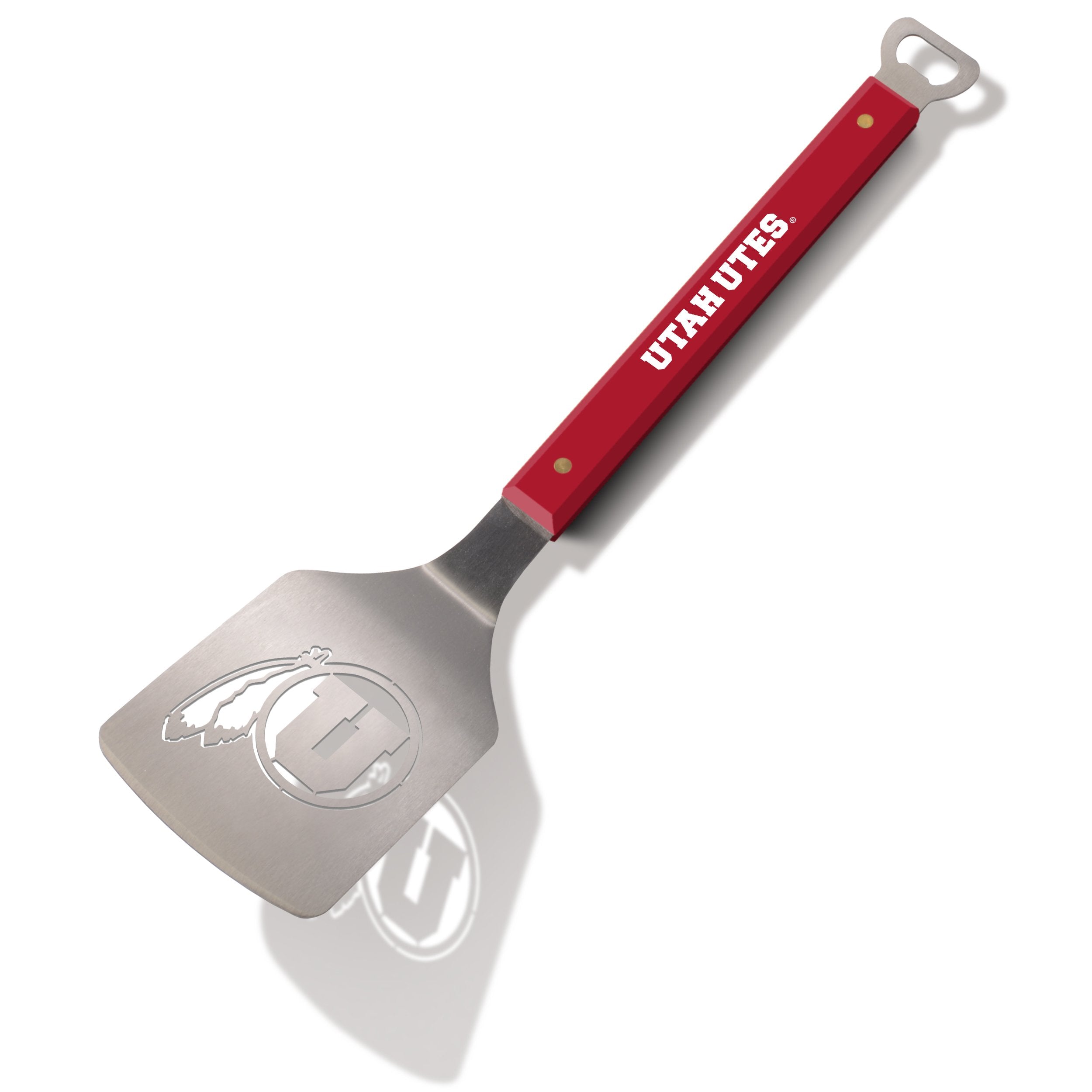 NCAA Utah Utes Spirit Series Sportula Stainless Steel Grilling Spatula - Sports Collectibles, Sports Memorabilia, Sports Fan Shop, Sports Gifts