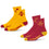 For Bare Feet NCAA Iowa State Cyclones Quarter Sock Two Pack Team Colors Large - Sports Gifts, Sports Memorabilia, Sports Collectibles, Fan Shop