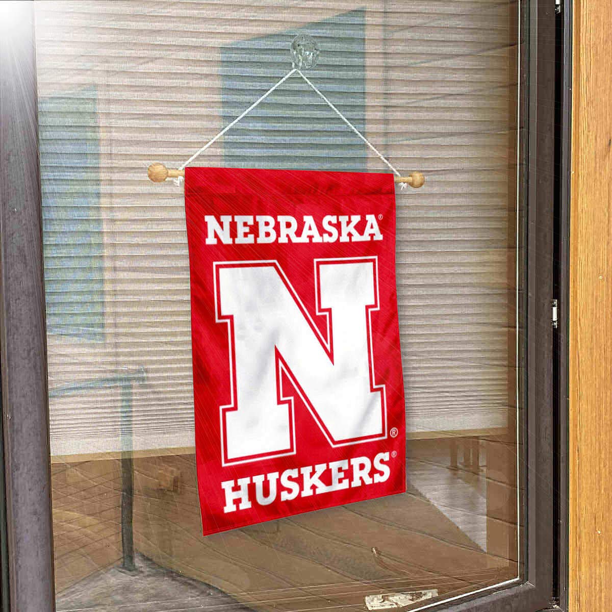Nebraska Cornhuskers Banner for Windows Doors and Walls - Sports Collectibles, Sports Memorabilia, Sports Fan Shop, Sports Gifts