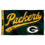 WinCraft Green Bay Packers Script Logo Premium Flag - Sports Collectibles, Sports Memorabilia, Sports Fan Shop, Sports Gifts