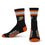 For Bare Feet NHL Anaheim Ducks 4 Stripe Deuce Crew Sock Team Color MEDIUM - Sports Gifts, Sports Memorabilia, Sports Collectibles, Fan Shop