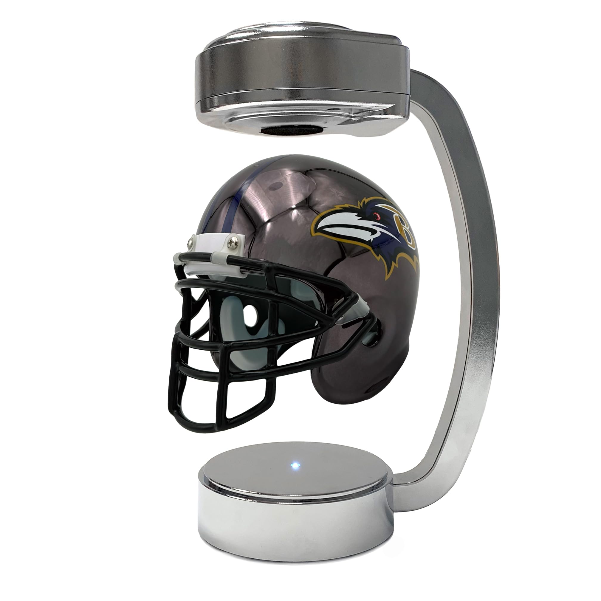 NFL Baltimore Ravens Mini Metallic Hover Helmet - Sports Gifts, Sports Memorabilia, Sports Collectibles, Fan Shop