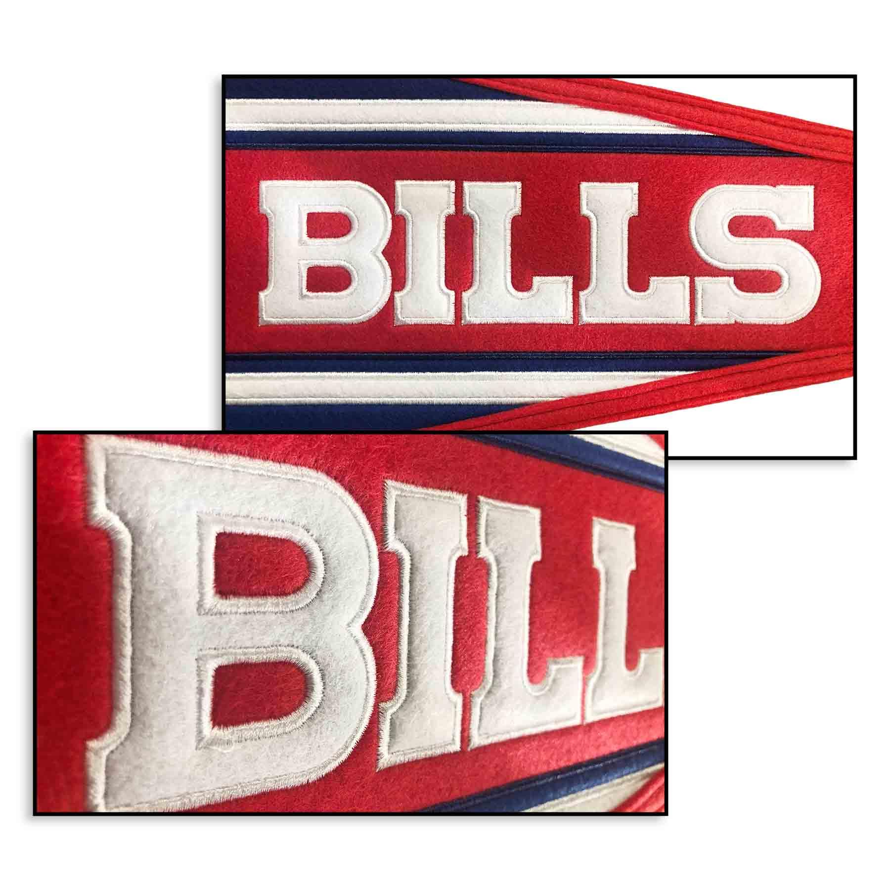 WinCraft Buffalo Bills Embroidered and Sewn Pennant - Sports Collectibles, Sports Memorabilia, Sports Fan Shop, Sports Gifts