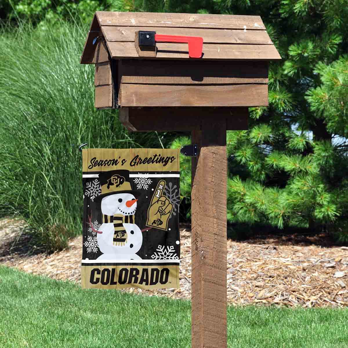 Colorado Buffaloes Holiday Winter Snow Garden Banner Flag - Sports Collectibles, Sports Memorabilia, Sports Fan Shop, Sports Gifts