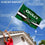 WinCraft Philadelphia Eagles Throwback Vintage Retro Flag Pole and Bracket Mount Kit - Sports Collectibles, Sports Memorabilia, Sports Fan Shop, Sports Gifts