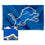 WinCraft Detroit Lions Embroidered Nylon Flag - Sports Collectibles, Sports Memorabilia, Sports Fan Shop, Sports Gifts