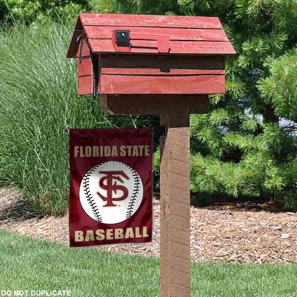 Florida State Seminoles Baseball Garden Flag and Yard Banner - Sports Collectibles, Sports Memorabilia, Sports Fan Shop, Sports Gifts
