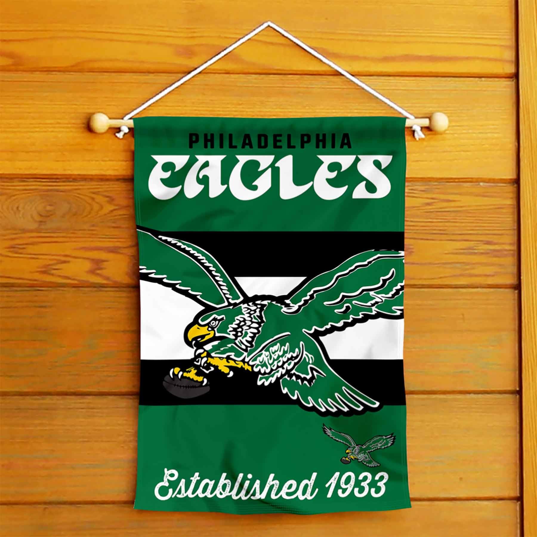 WinCraft Philadelphia Eagles Retro Vintage Throwback Double Sided Garden Flag - Sports Collectibles, Sports Memorabilia, Sports Fan Shop, Sports Gifts