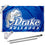 College Flags & Banners Co. Drake University Blue 3x5 Flag and Pole Bracket Mount Bundle - Sports Collectibles, Sports Memorabilia, Sports Fan Shop, Sports Gifts