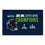 Northwest NFL Super Bowl 2026 Seattle Seahawks Multi Champs Rush Washable Rug, 20 x 32 in - Sports Gifts, Sports Memorabilia, Sports Collectibles, Fan Shop