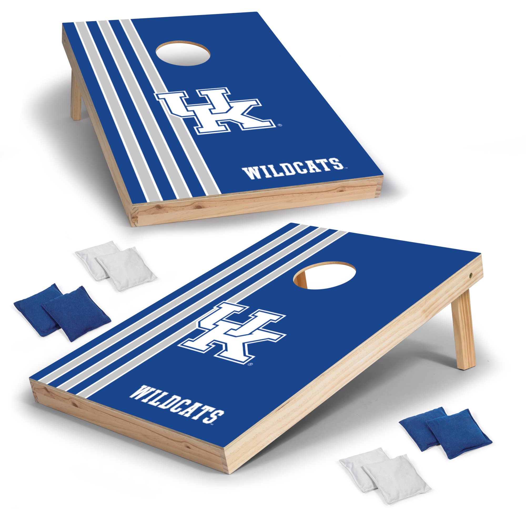 Wild Sports 2' x 3' Set with Direct Print HD Team Graphics – Great Gift for Any NCAA Fan! Bean Bag Toss Family Outdoor Games – Kentucky Wildcats - Sports Collectibles, Sports Memorabilia, Sports Fan Shop, Sports Gifts