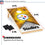 Wild Sports NFL Pittsburgh Steelers 2' x 4' Regulation Size Solid Wood Cornhole Set with Direct Print HD Team Graphics - Sports Collectibles, Sports Memorabilia, Sports Fan Shop, Sports Gifts