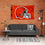 WinCraft Cleveland Browns Printed Header 3x5 Foot Banner Flag - Sports Collectibles, Sports Memorabilia, Sports Fan Shop, Sports Gifts