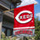Cincinnati Reds Double Sided House Flag - Sports Collectibles, Sports Memorabilia, Sports Fan Shop, Sports Gifts