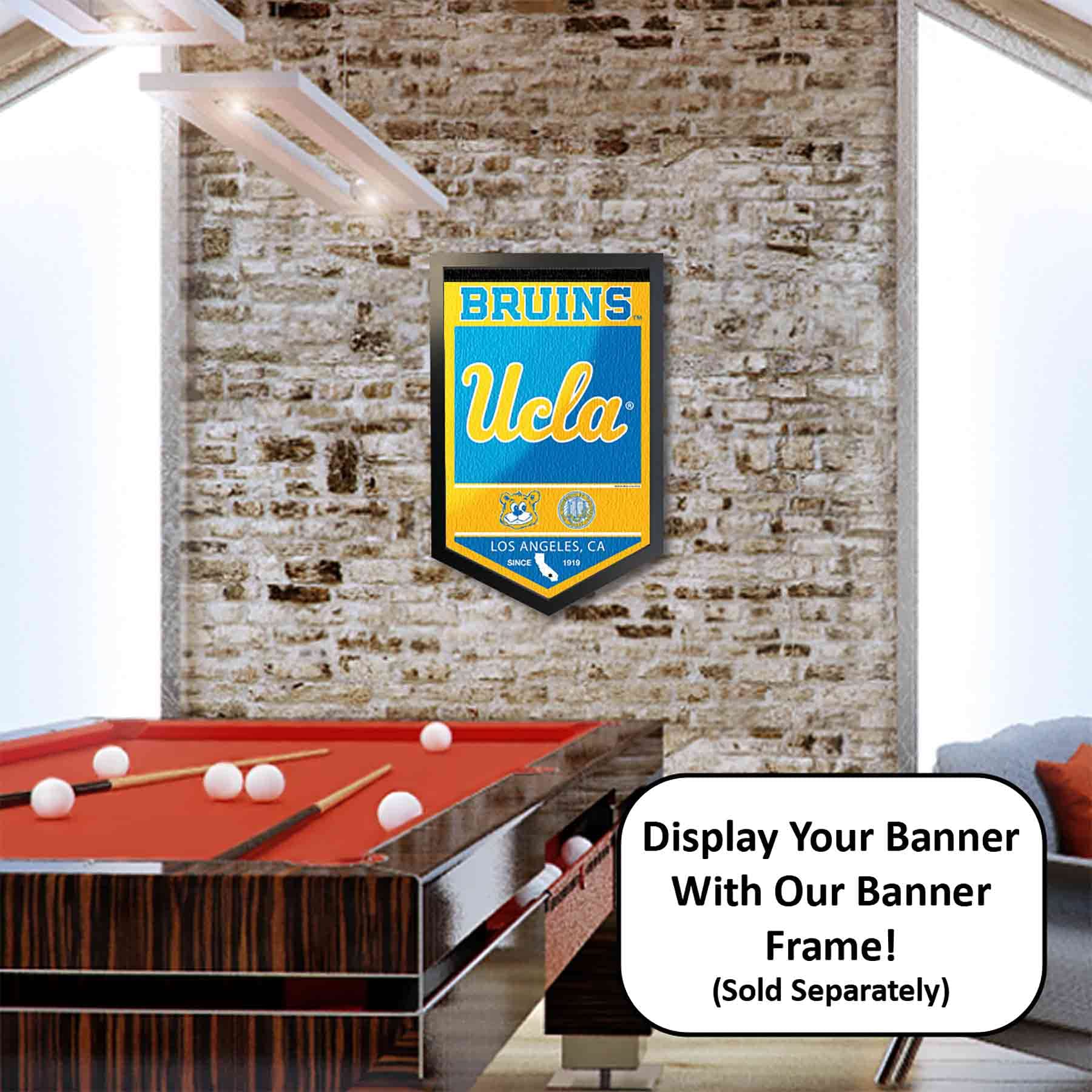 College Flags & Banners Co. Bruins Heritage History Banner Pennant - Sports Collectibles, Sports Memorabilia, Sports Fan Shop, Sports Gifts
