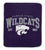 NCAA Kansas State Wildcats Vintage Arch Block Ultra Soft Blanket - Sports Gifts, Sports Memorabilia, Sports Collectibles, Fan Shop