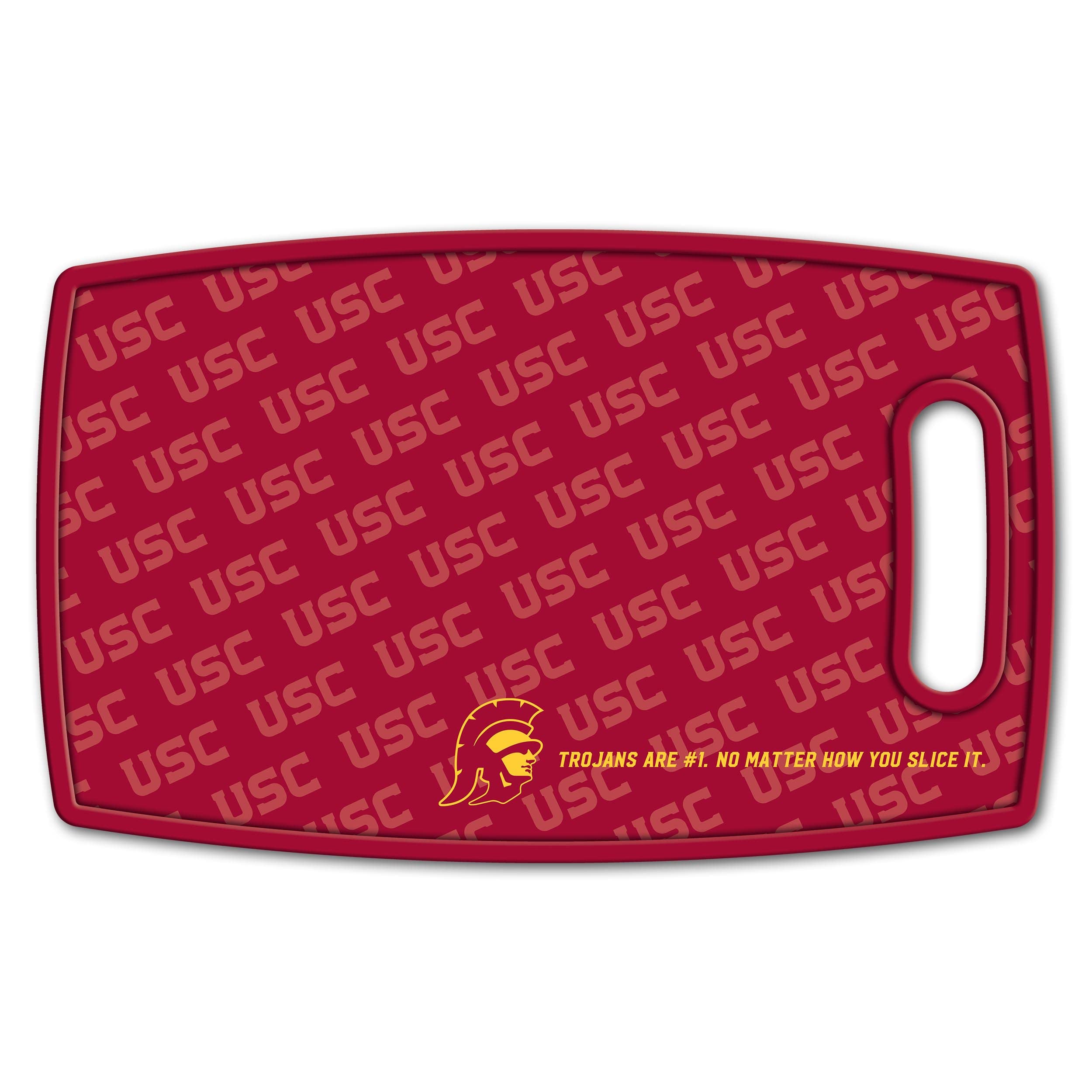 YouTheFan NCAA USC Trojans Logo Series Cutting Board - Sports Collectibles, Sports Memorabilia, Sports Fan Shop, Sports Gifts