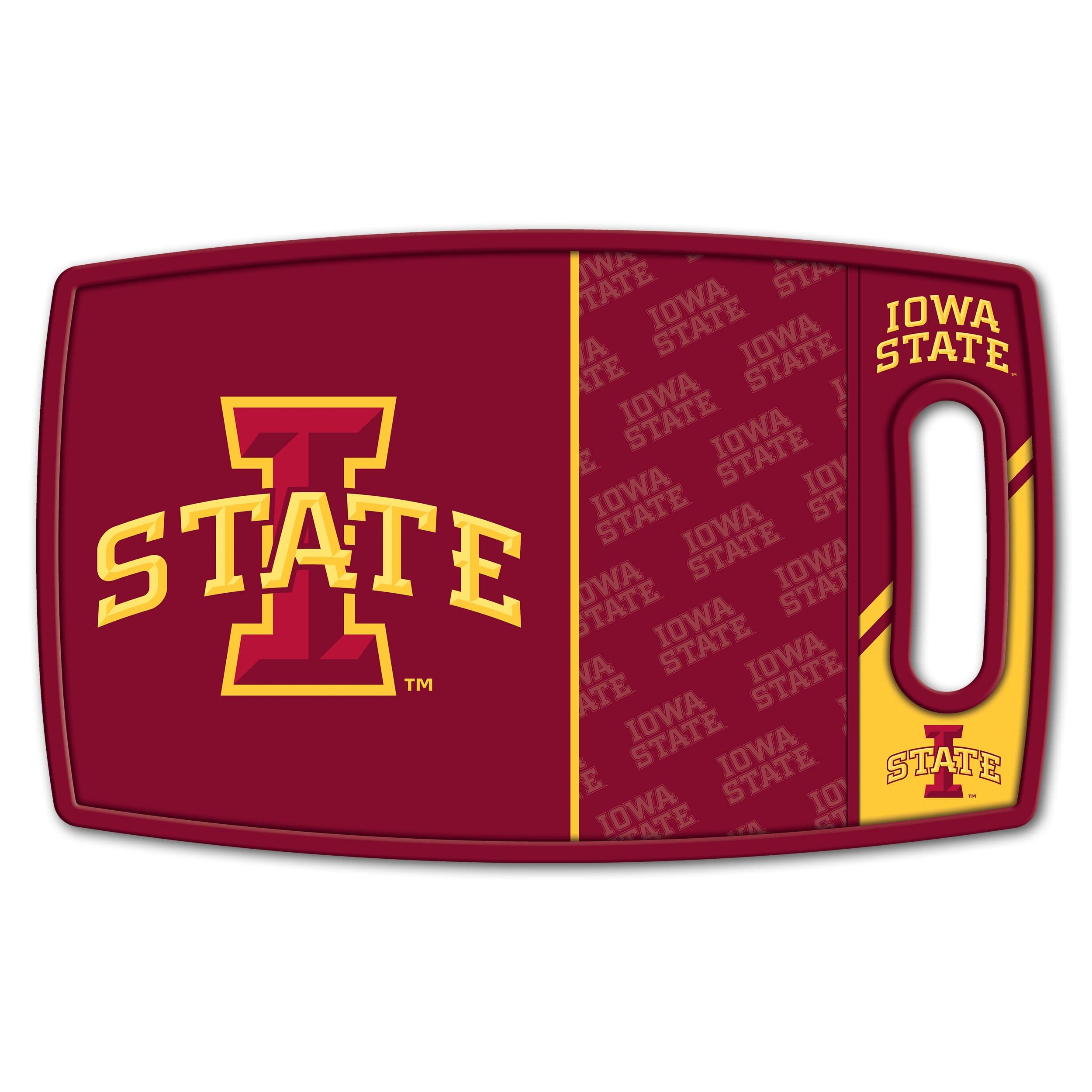YouTheFan NCAA Iowa State Cyclones Logo Series Cutting Board - Sports Gifts, Sports Memorabilia, Sports Collectibles, Fan Shop