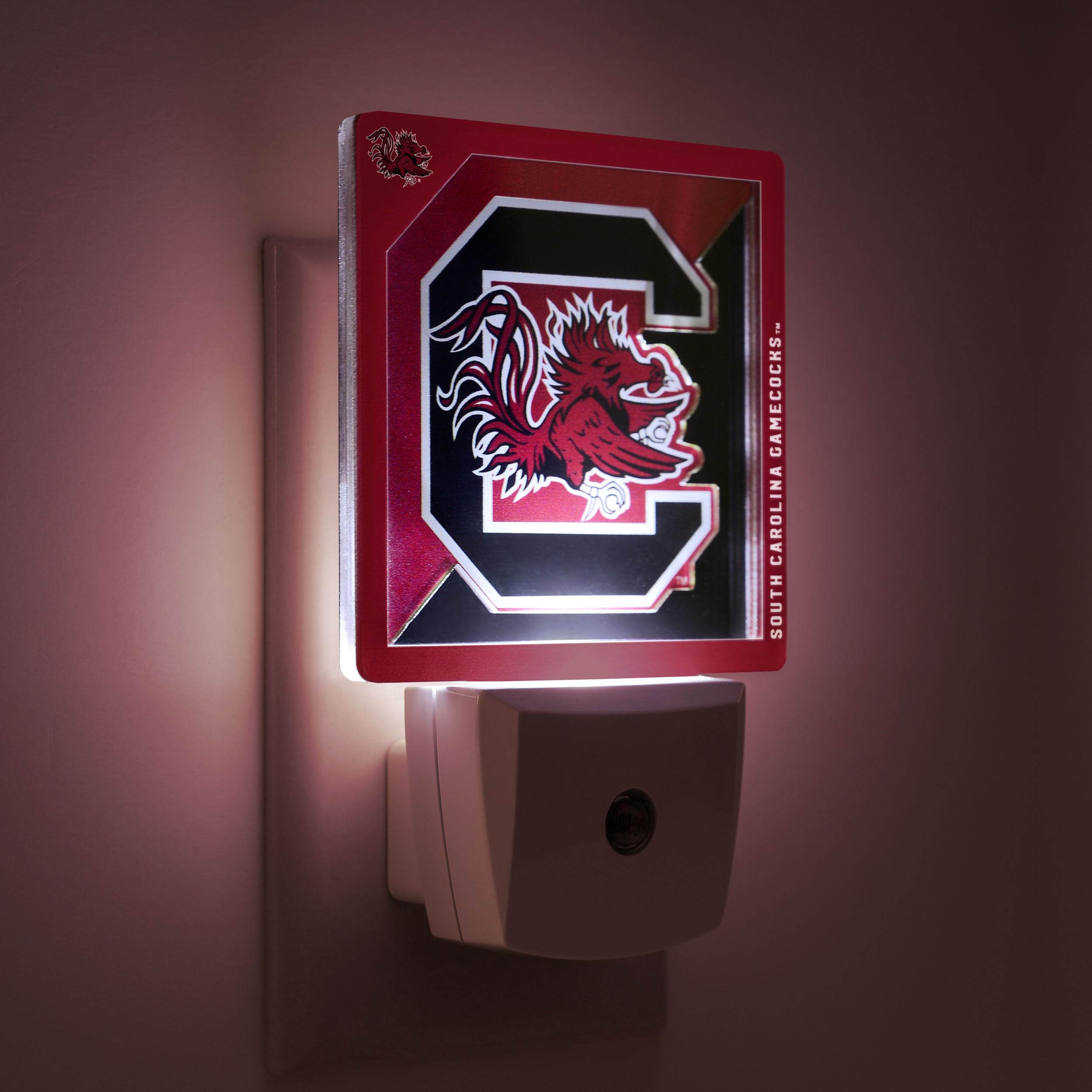 YouTheFan NCAA South Carolina Gamecocks Logo Series Nite Light - Sports Collectibles, Sports Memorabilia, Sports Fan Shop, Sports Gifts