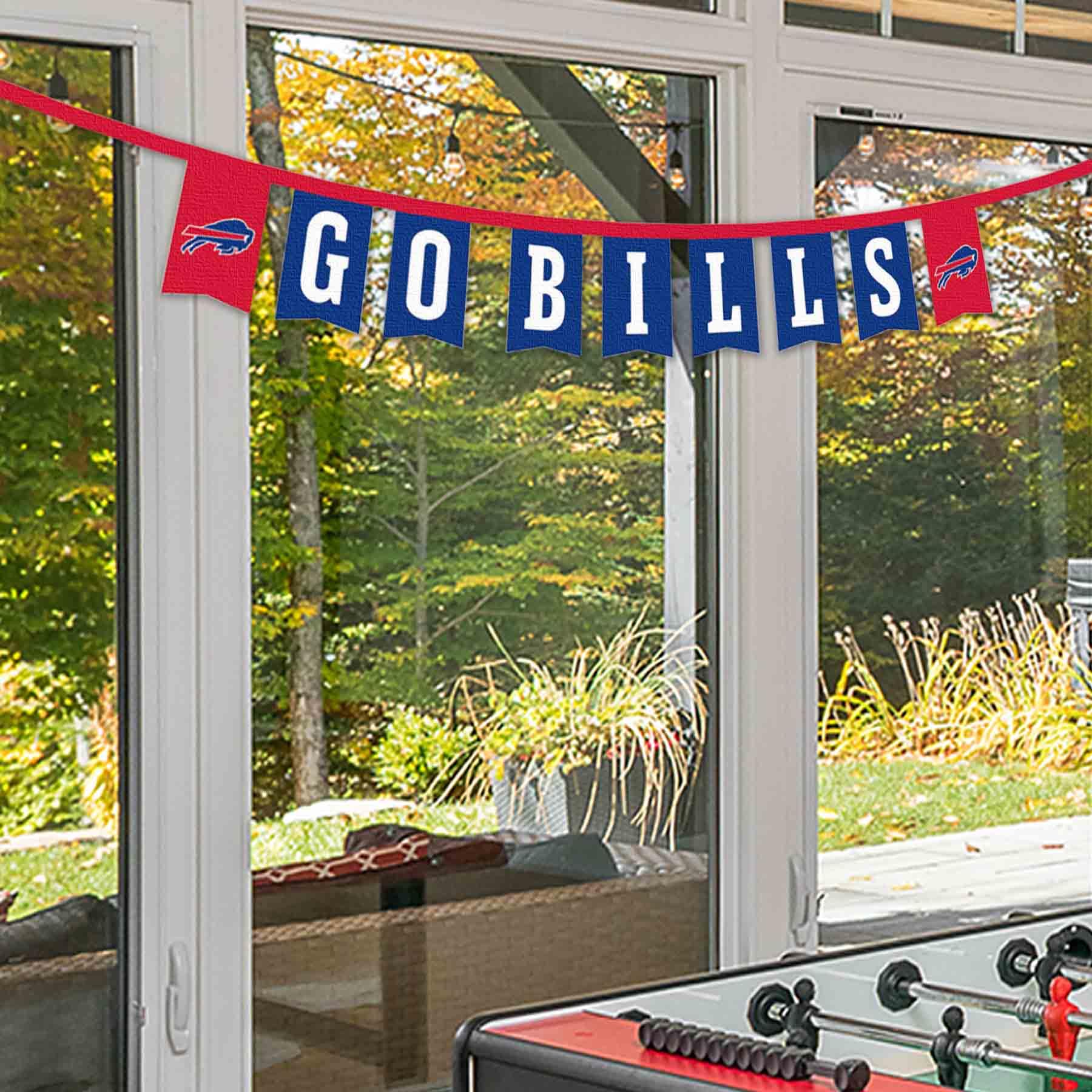 WinCraft Buffalo Bills Banner String Pennant Flags - Sports Collectibles, Sports Memorabilia, Sports Fan Shop, Sports Gifts