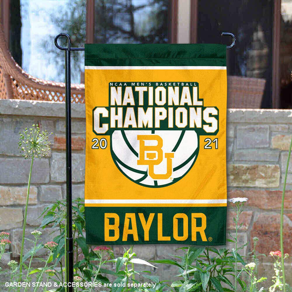 Baylor Bears College Basketball 2021 National Champions Double Sided Garden Banner Flag - Sports Collectibles, Sports Memorabilia, Sports Fan Shop, Sports Gifts