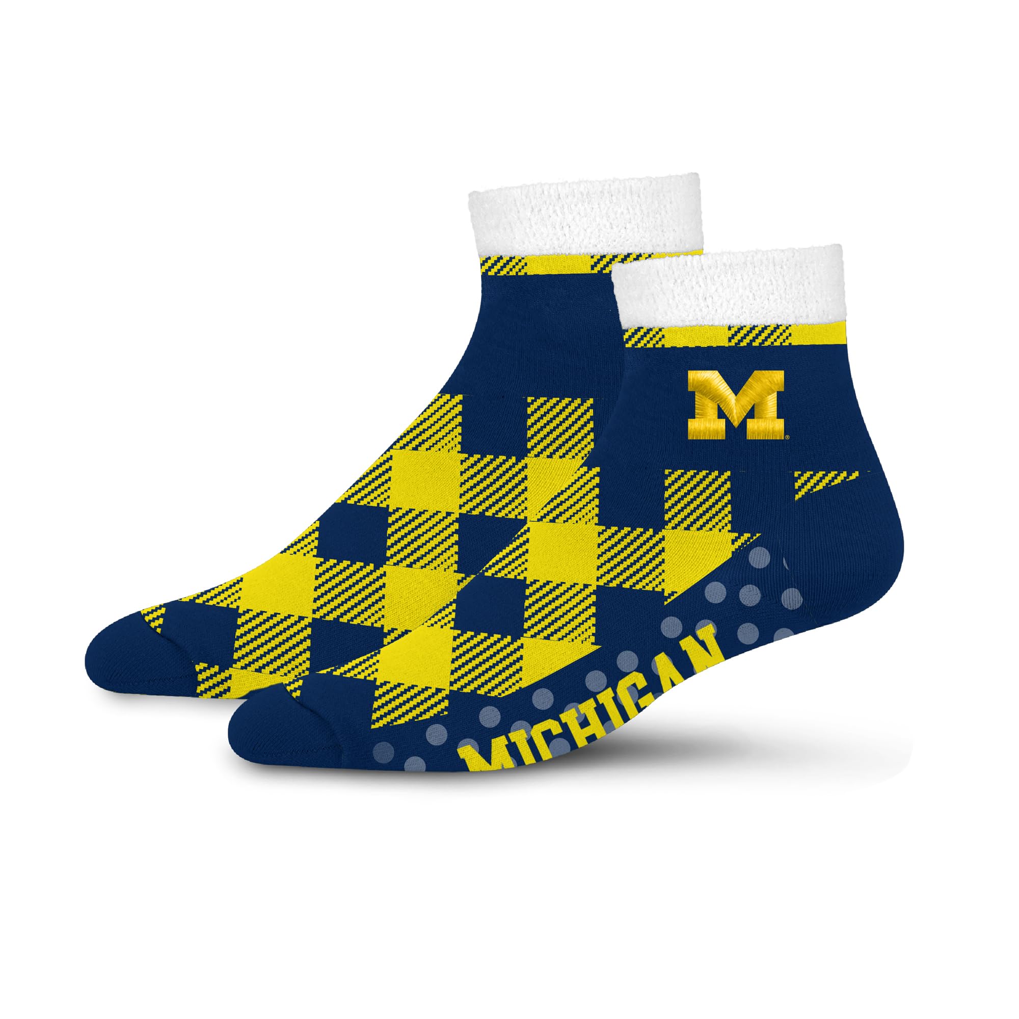 For Bare Feet NCAA MICHIGAN WOLVERINES Cozy Buff Plush Cabin Sock Team Color OSFM - Sports Gifts, Sports Memorabilia, Sports Collectibles, Fan Shop
