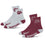 For Bare Feet NCAA Montana Grizzlies Quarter Sock Two Pack Team Colors Large - Sports Gifts, Sports Memorabilia, Sports Collectibles, Fan Shop