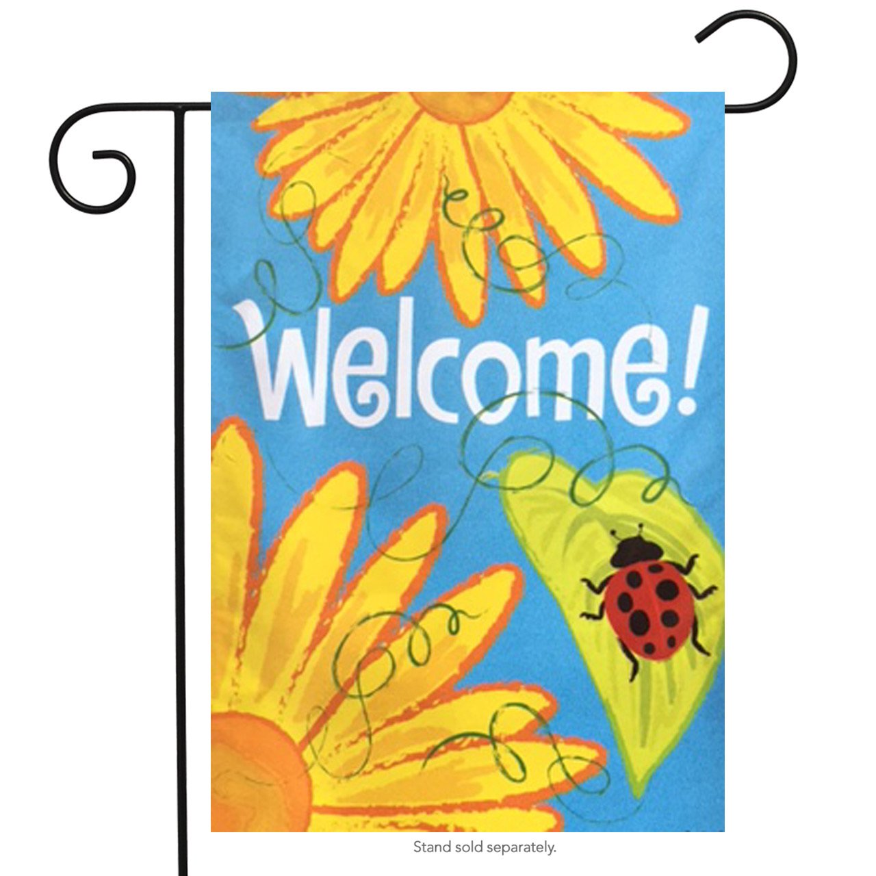 WinCraft Lady Bug Flowers Garden Flag - Sports Collectibles, Sports Memorabilia, Sports Fan Shop, Sports Gifts