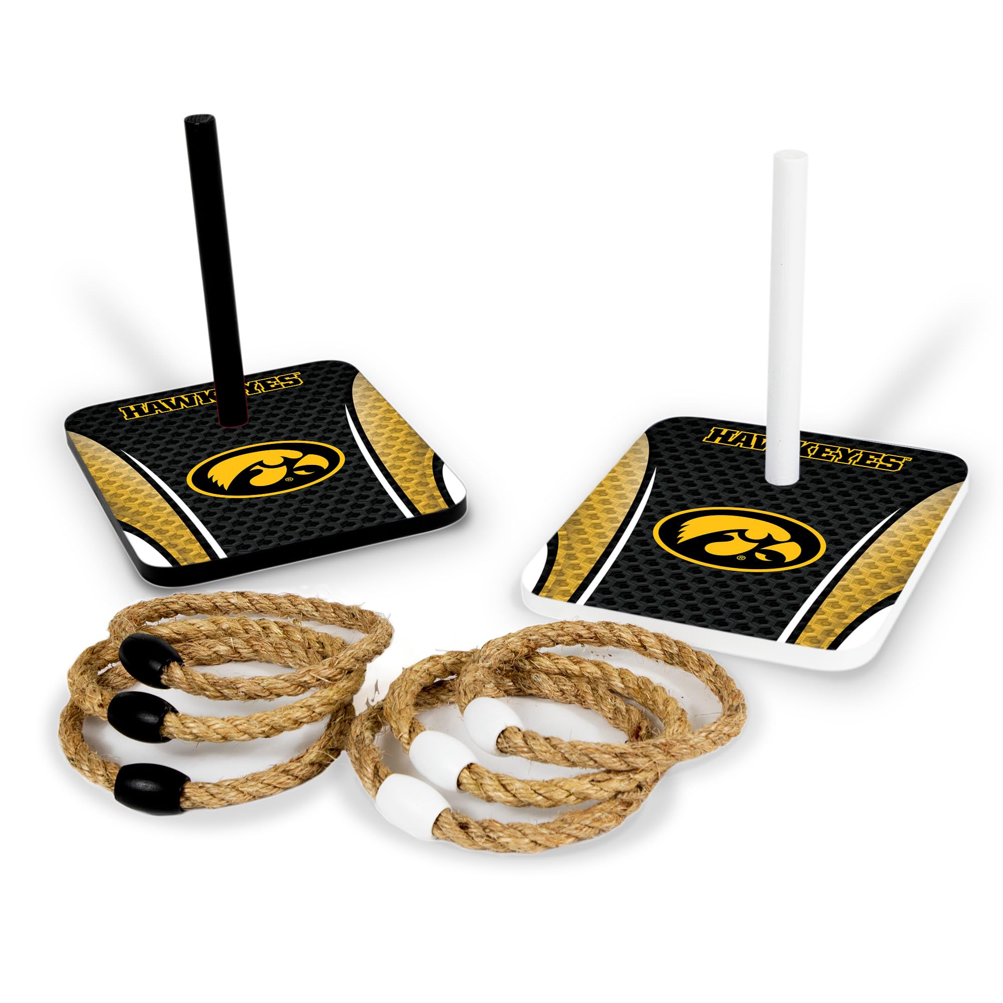 Wild Sports College Quoits Set with Direct Print HD Team Graphics – Tailgate Ring Toss Game – Great Gift for Any NCAA Fan! Ring Toss Family Outdoor Games for The Beach, BBQ, or Tailgate Party - Sports Collectibles, Sports Memorabilia, Sports Fan Shop, Sports Gifts
