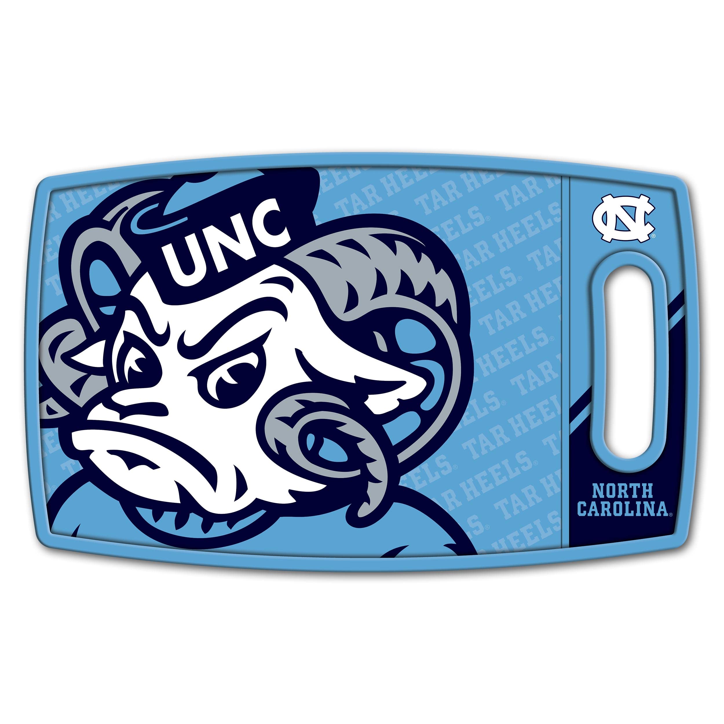 YouTheFan NCAA North Carolina Tar Heels Logo Series Cutting Board - Sports Collectibles, Sports Memorabilia, Sports Fan Shop, Sports Gifts