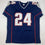 Autographed/Signed Stephon Gilmore New England Blue Football Jersey PSA/DNA COA