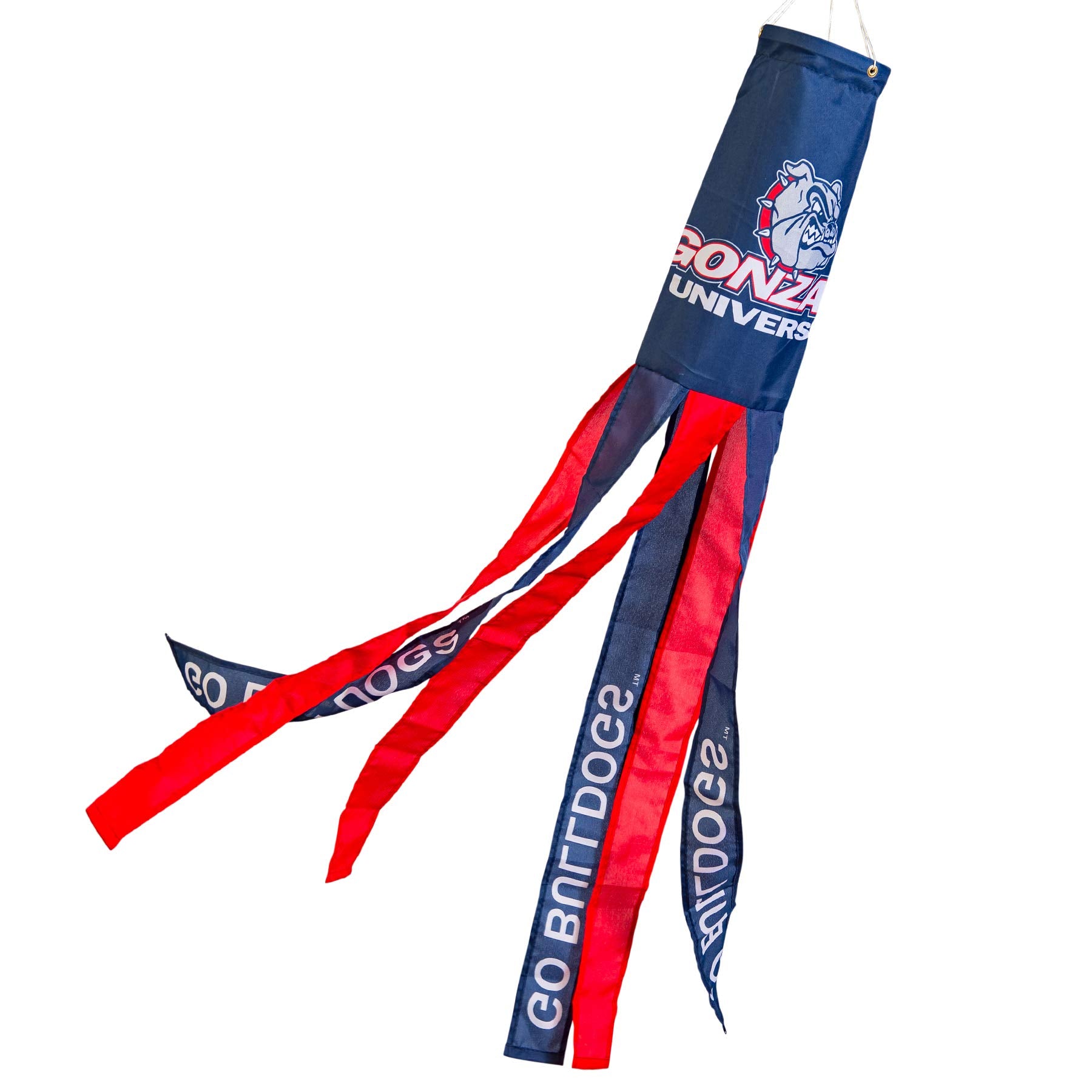 College Flags & Banners Co. Gonzaga Bulldogs Windsock - Sports Collectibles, Sports Memorabilia, Sports Fan Shop, Sports Gifts