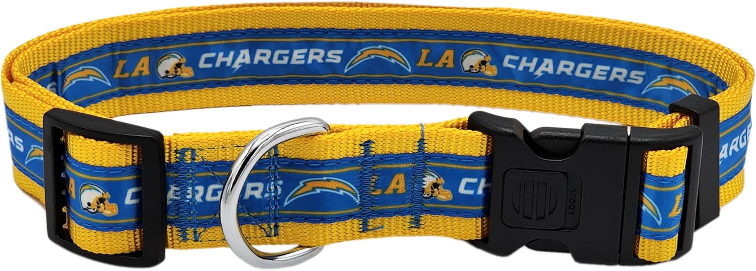 LOS ANGELES CHARGERS SATIN COLLAR Pets First - Sports Collectibles, Sports Memorabilia, Sports Fan Shop, Sports Gifts