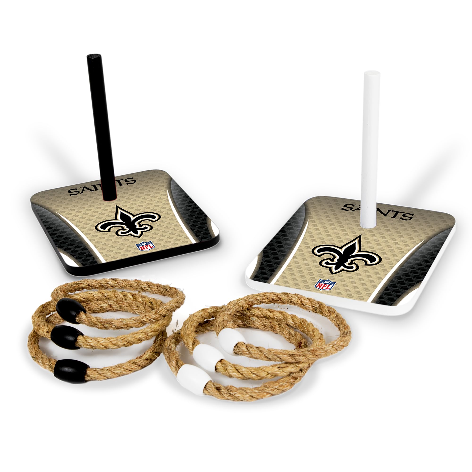 Wild Sports NFL Quoits Set with Direct Print HD Team Graphics – Tailgate Ring Toss Game – Great Gift for Any Football Fan! Ring Toss Family Outdoor Games for The Beach, BBQ, or Tailgate Party - Sports Collectibles, Sports Memorabilia, Sports Fan Shop, Sports Gifts