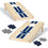 Wild Sports NFL Football Dallas Cowboys 1' x 2' Travel Size Solid Wood Cornhole Set with Direct Print HD Team Graphics – Great Gift for Any Sports Fan! Bean Bag Toss Family Games for Outdoor Play - Sports Collectibles, Sports Memorabilia, Sports Fan Shop, Sports Gifts