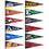 Mid-American Conference MAC College Pennant Set - Sports Collectibles, Sports Memorabilia, Sports Fan Shop, Sports Gifts