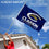 College Flags & Banners Co. Clarion Golden Eagles Wordmark Flag with Pole and Bracket Holder University Set - Sports Collectibles, Sports Memorabilia, Sports Fan Shop, Sports Gifts