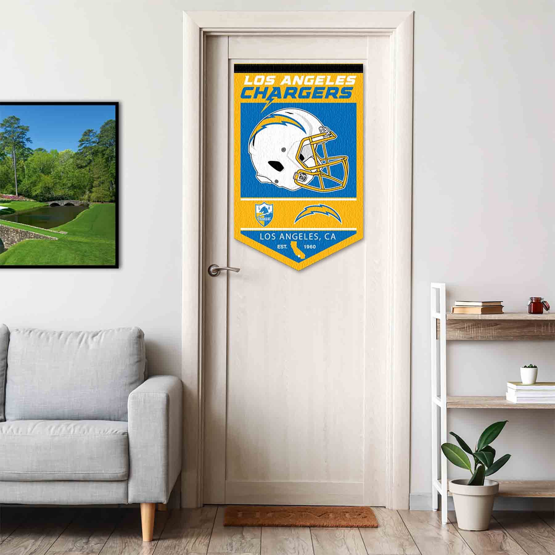 WinCraft Los Angeles Chargers Heritage History Banner Pennant - Sports Collectibles, Sports Memorabilia, Sports Fan Shop, Sports Gifts