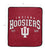 NCAA Indiana Hoosiers Vintage Arch Block Ultra Soft Blanket - Sports Gifts, Sports Memorabilia, Sports Collectibles, Fan Shop