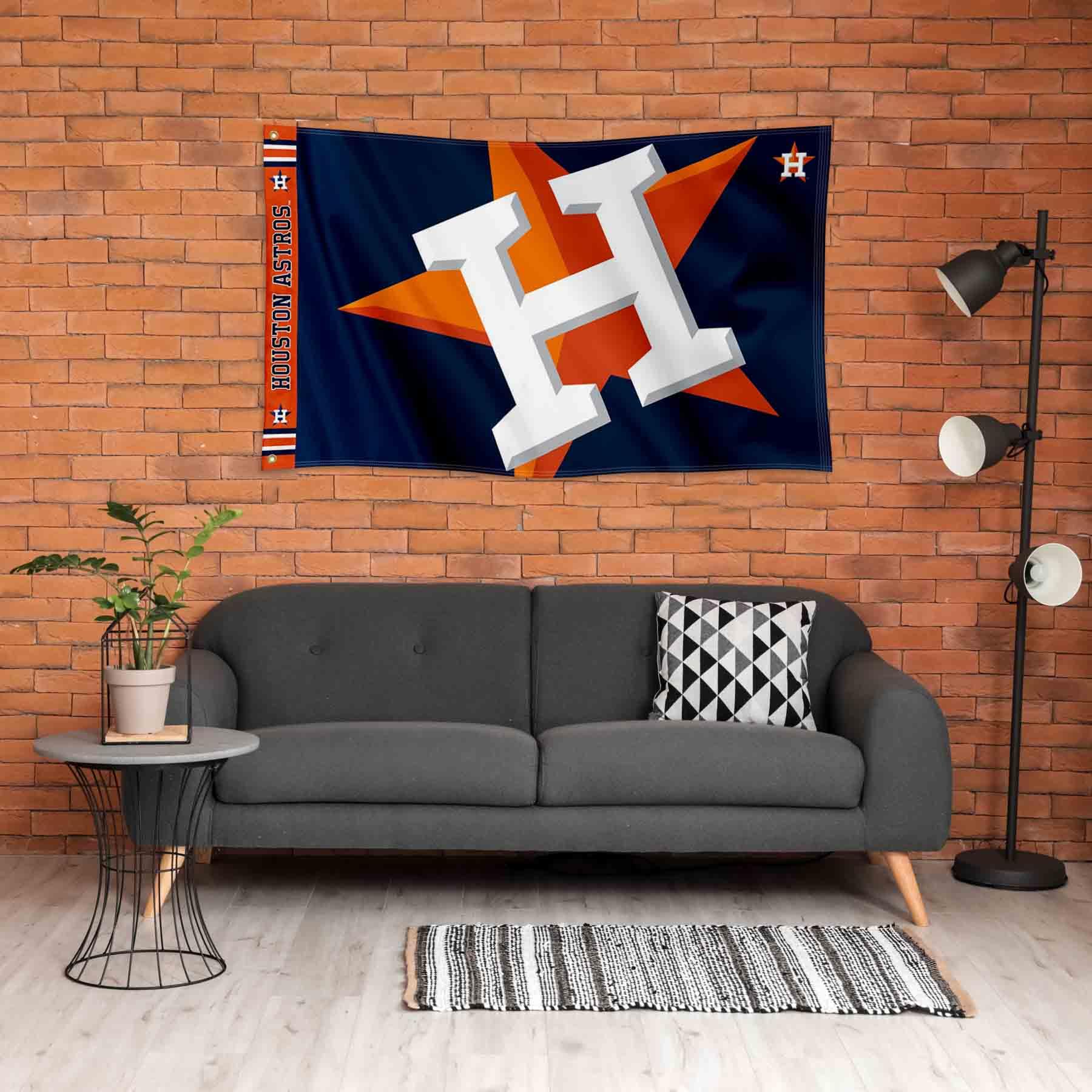 WinCraft Houston Astros Printed Header Flag 3x5 Banner - Sports Collectibles, Sports Memorabilia, Sports Fan Shop, Sports Gifts